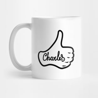 Men name Charles Mug